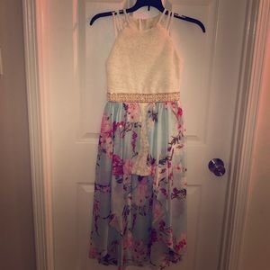 High Low Romper with skirt